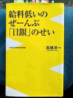 1002_高橋洋一_給料低いのぜーんぶ「日銀」のせい_ワニブックスPLUS新書