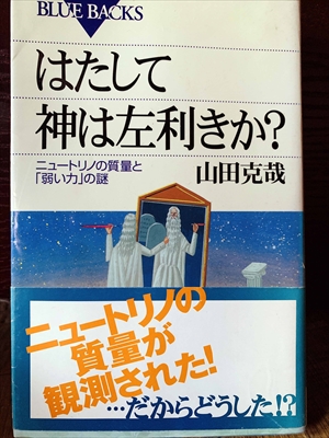 1312_山田克哉_はたして神は左利きか?ニュートリノの質量と「弱い力」の謎ニュートリンの質量が観測された!_講談社