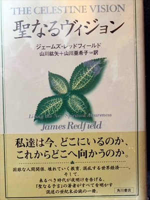 1648_ジェームズ・レッドフィールド_山川紘矢、山川亜希子訳_聖なるヴィジョン・私達は今、どこにいるのか、これからどこへ向かうのか。_角川書店