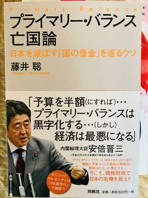 1987_藤井聡_プライマリー・バランス亡国論_育鵬社