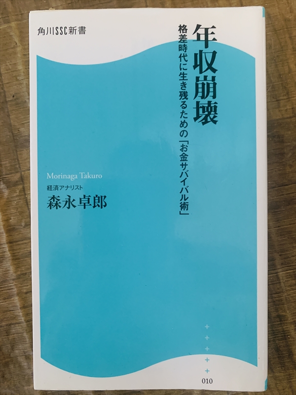 1984_森永卓郎_年収崩壊_角川SSコミュニケ